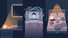 Slapeloosheid en een angstige geest: waarom je niet in slaap kunt vallen